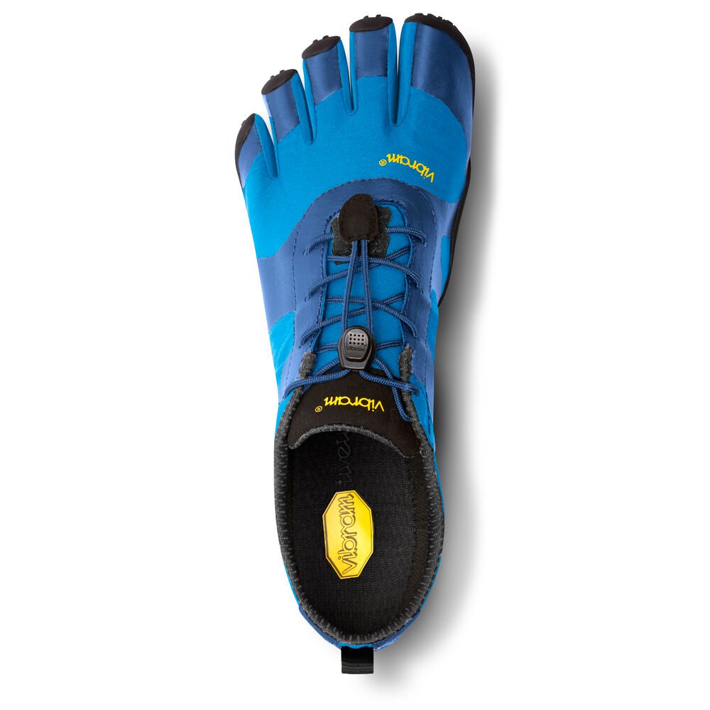 Zapatos De Trail Hombre Azules/Negros - FiveFingers V-Alpha - BDYGRK-504